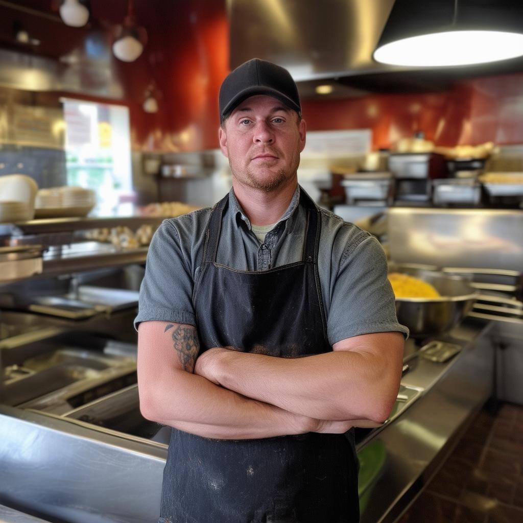 Restaurant worker in New England, dont show hands